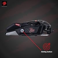 MAD CATZ RAT 6+ Gamer Egér Fekete - Professzionális Gaming Mouse 3