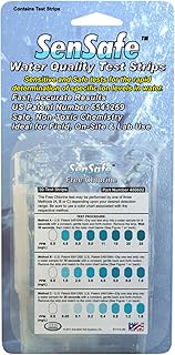 Industrial Test Systems SenSafe 480602 Free Chlorine Test Strip, 1 Minute and 20 Seconds Test Time, 0-25ppm Range (Pack of 50)