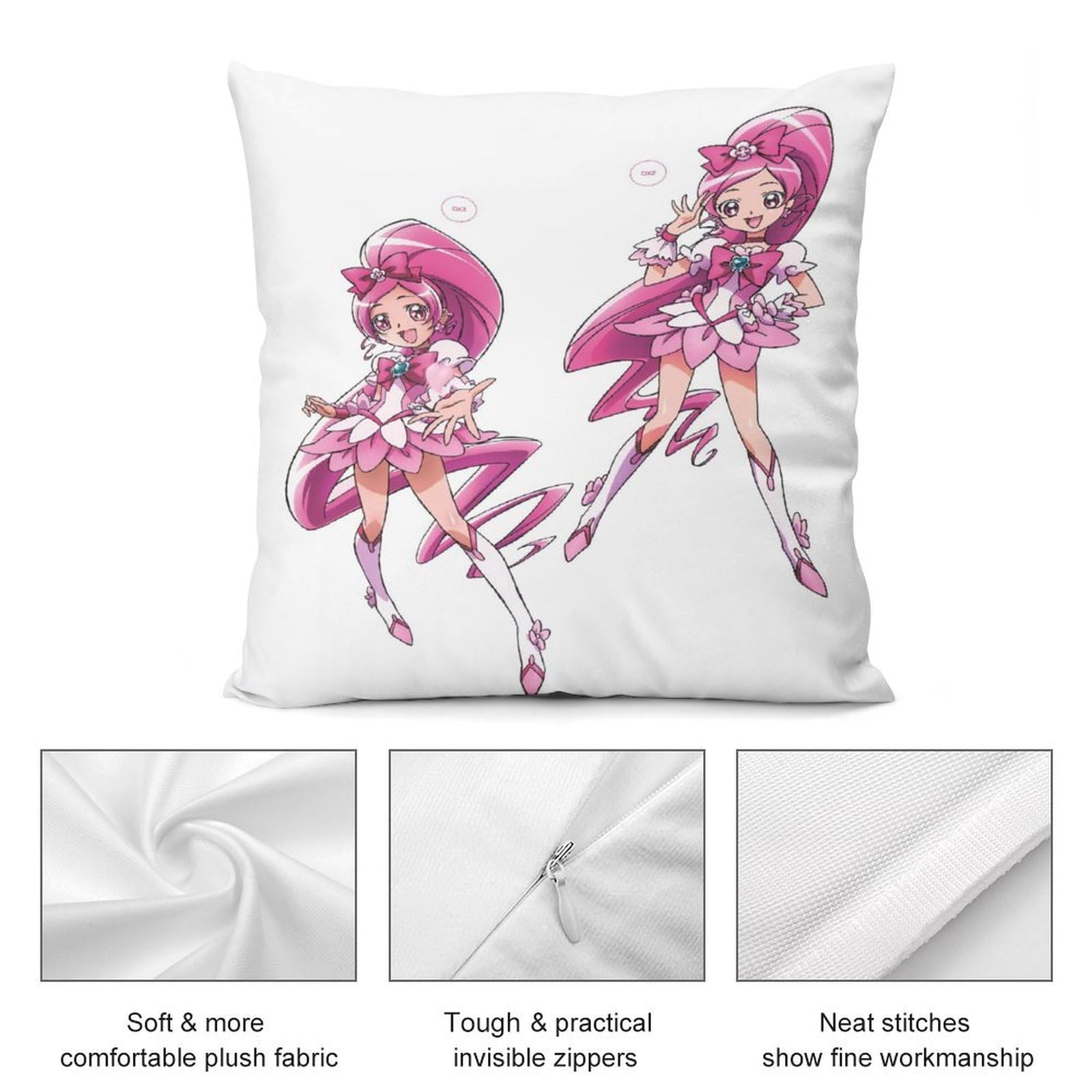 Amazon.co.jp: ハートキャッチプリキュア!ファッション両面印刷枕