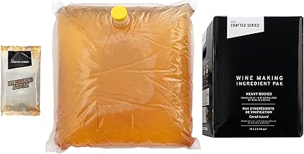 ABC Crafted Series White Wine Making Kit|Pinot Grigio Wine Making Kit |16 Liter Premium DIY Brew Kit|(Pinot Grigio, Heavy-Bodied)