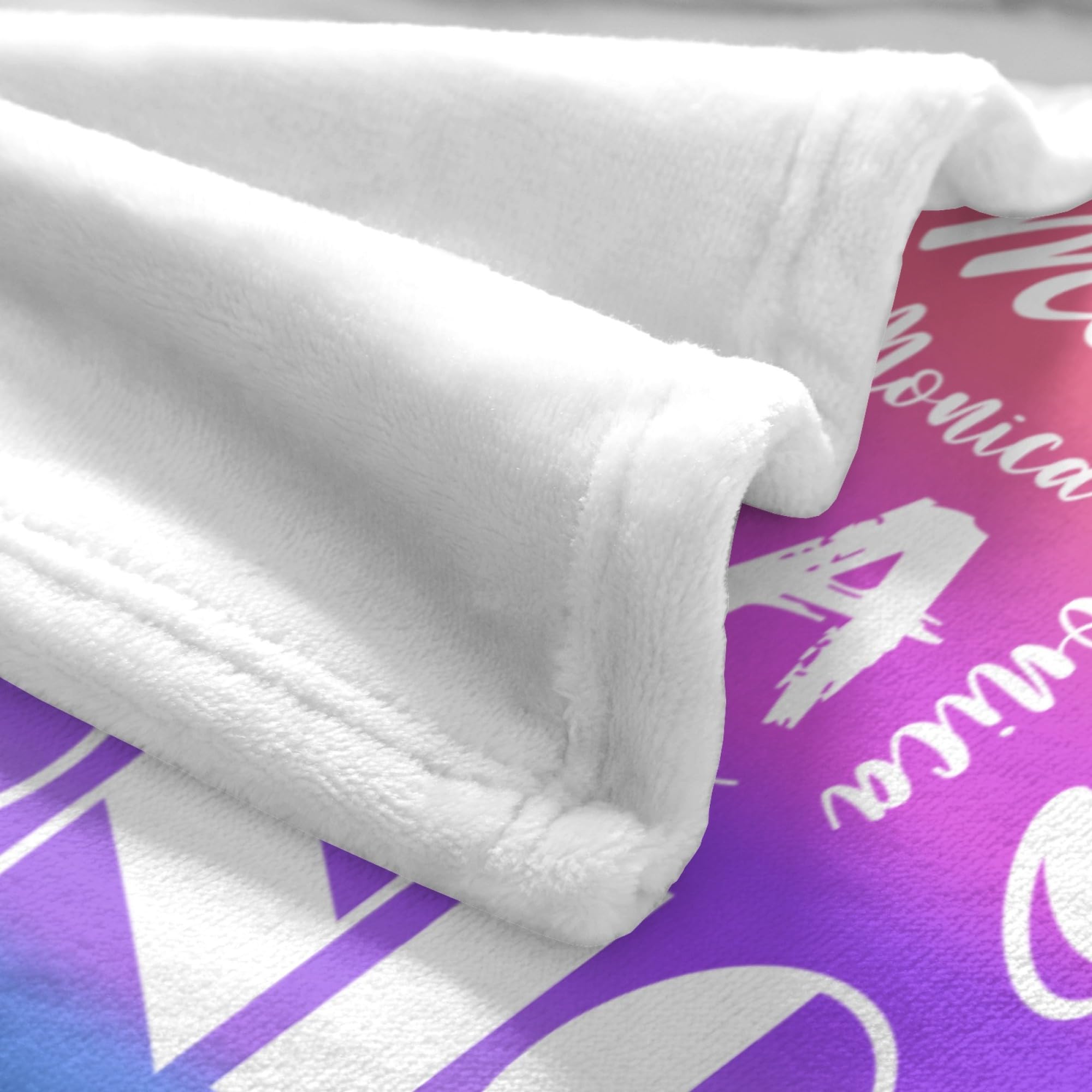 Dr.TOUGH Personalized Name Blanket - Custom Kids & Adult Blankets, Ultra-Soft Gift For Birthdays & Holidays - View #7