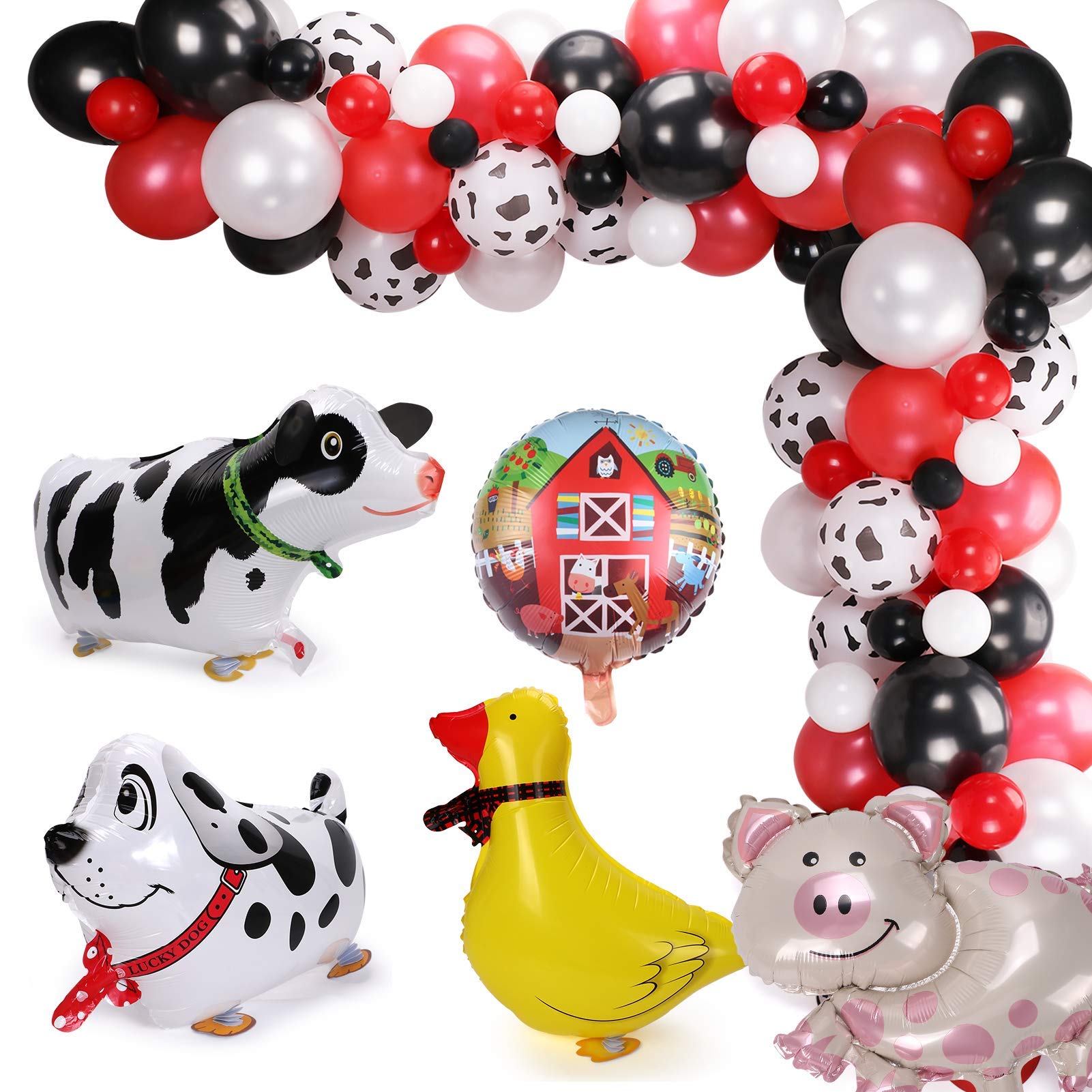 Buy Golray Farm Birthday Party Supplies Decorations, 103 Pcs Farm Animal Balloons Arch Garland