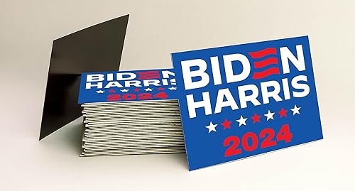 Miniatura 3 de Biden 2024 - Imán de coche  Adhesivo magnético Biden Harris para parachoques  Imán para automóvil Biden  Imanes resistentes de 4 x 5.25 pulgadas de