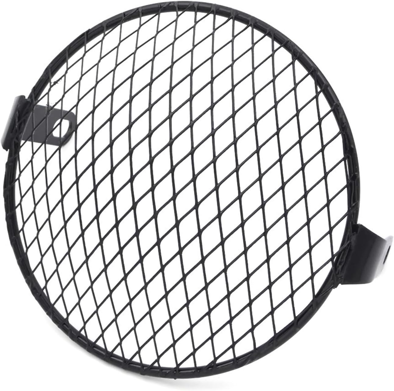 バイクのヘッドライトカバー 6 1/2インチ フロント バイク ヘッドライト ランプ グリル カバー マスク カフェ 保護グリル ア