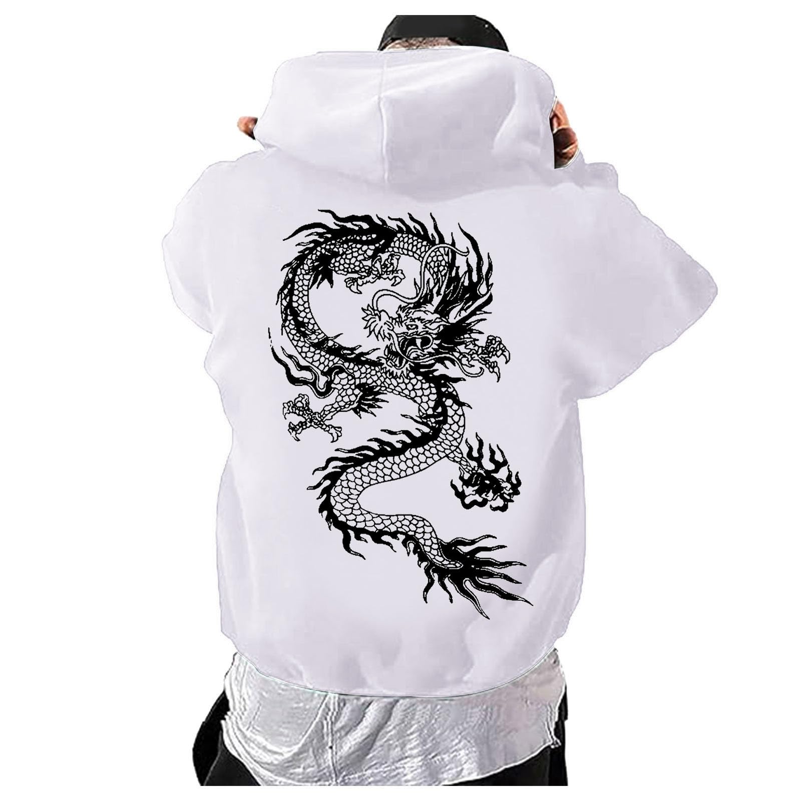 Genérico Sudaderas con Capucha para Hombre Sudadera con Capucha De Los Hombres Camisas De Manga Larga para Entrenamiento Hombre Cuadros Los Hombres Sudadera Peso Medio Holgada