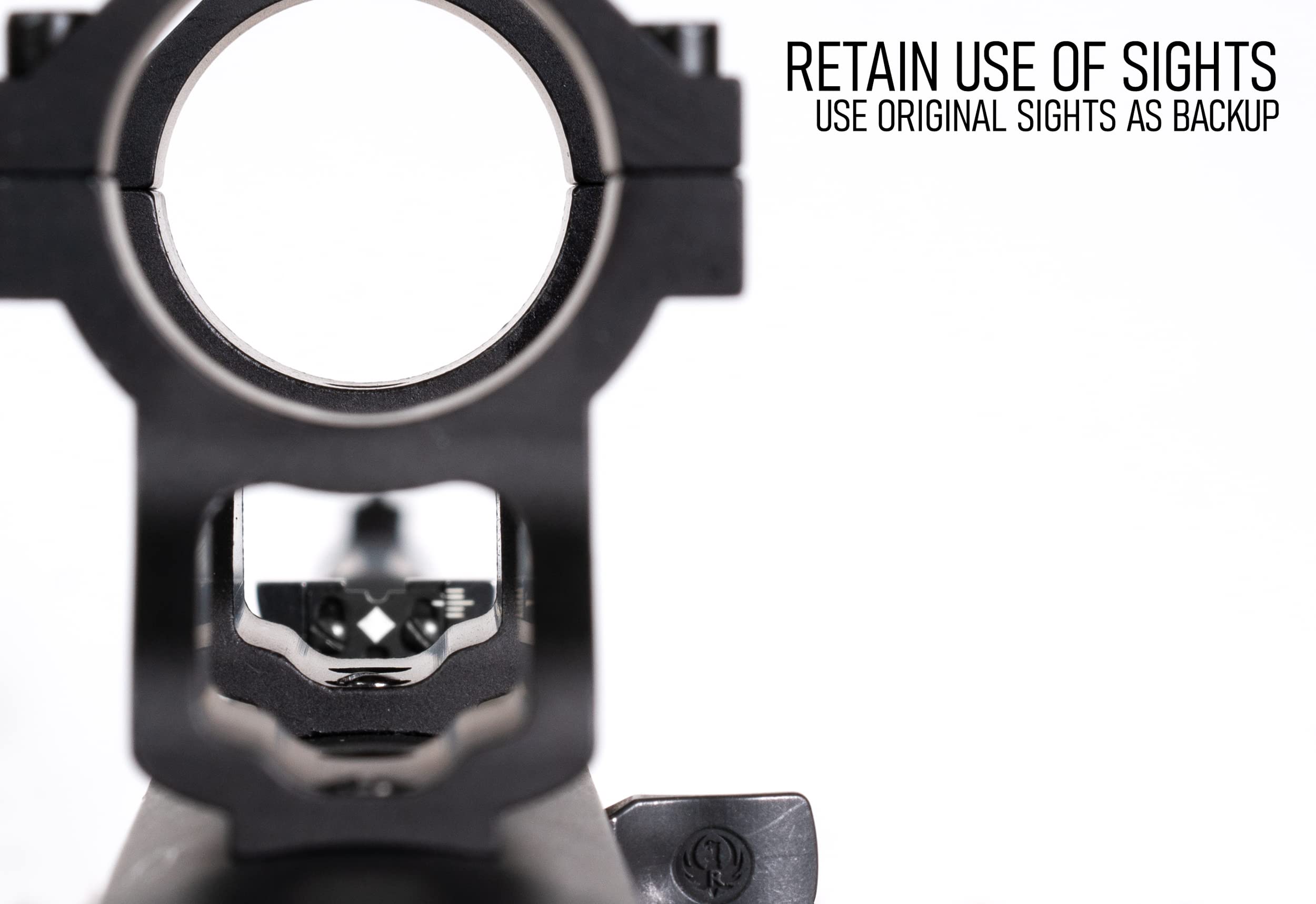 Buy Monstrum Ruger 10/22 Rifle Scope Rings with SeeThrough Base Online