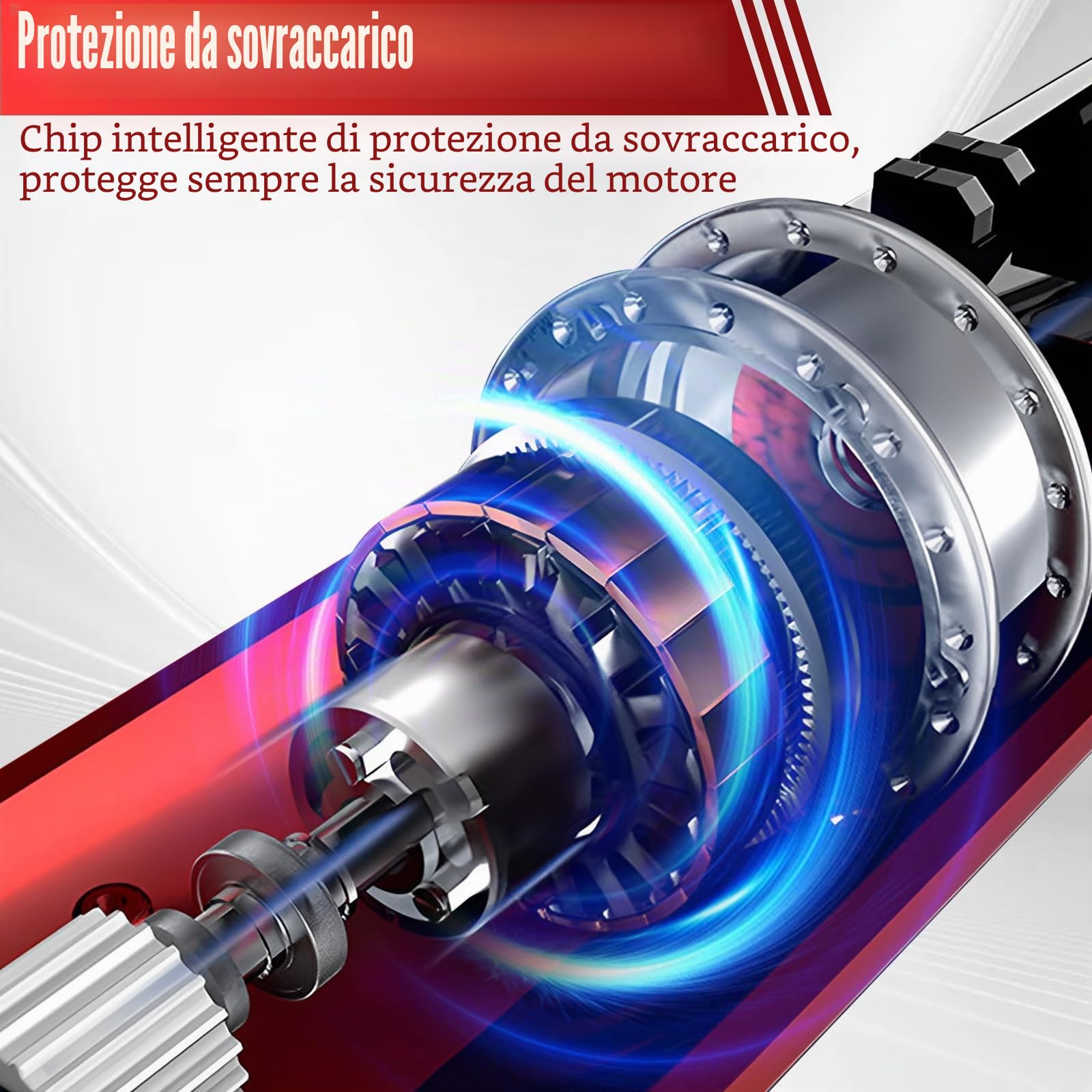 Levigatrice a sciabola con 8 testine abrasive, 12 tipi di carta vetrata, mini penna abrasiva elettrica, protezione sovraccarico, 3 marce, ricarica USB rapida