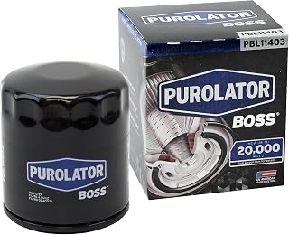 Purolator PBL11403 PurolatorBOSS Maximum Engine Protection Spin On Oil Filter Compatible With Chevrolet Equinox, Malibu, Cruze, Impala, Corvette, Camaro, GMC Terrain, Buick Envision and Cadillac ATS