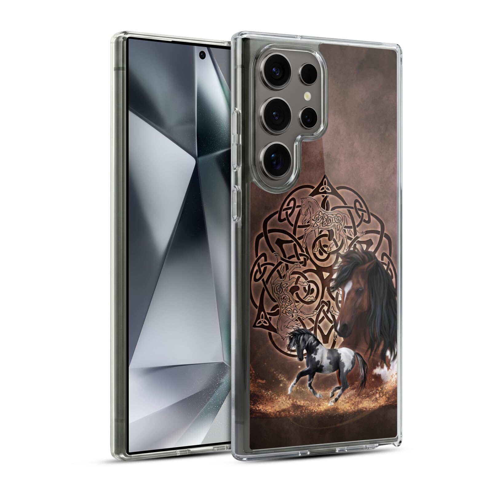 Funda Samsung S24 Ultra de gel flexible con diseño celta y ajuste preciso 8