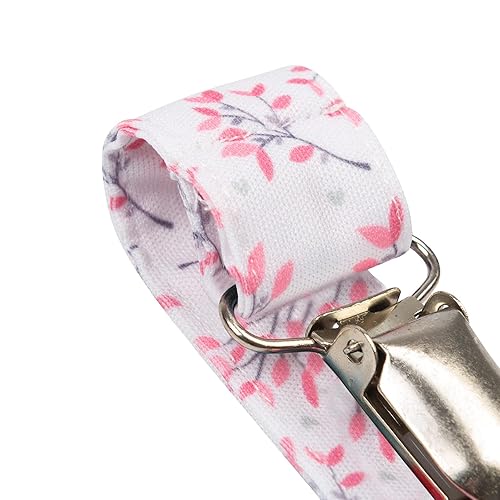 Miniatura 8 de Babygoal 6MP21 Juego de 6 prendedores para chupón para niños y niñas, se adaptan a la mayoría de los estilos de chupones y juguetes de dentición