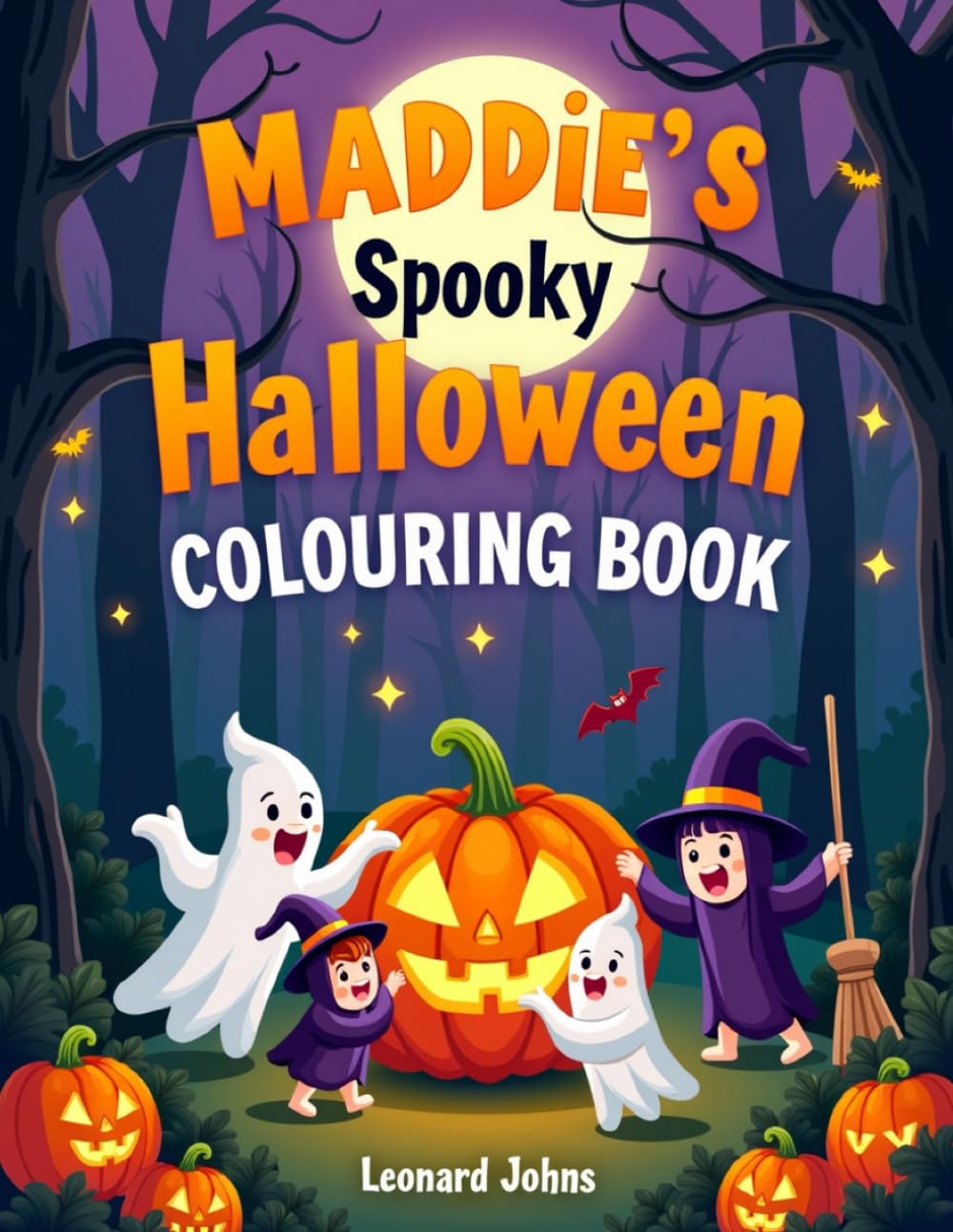 Maddie's Spooky Halloween Colouring Book