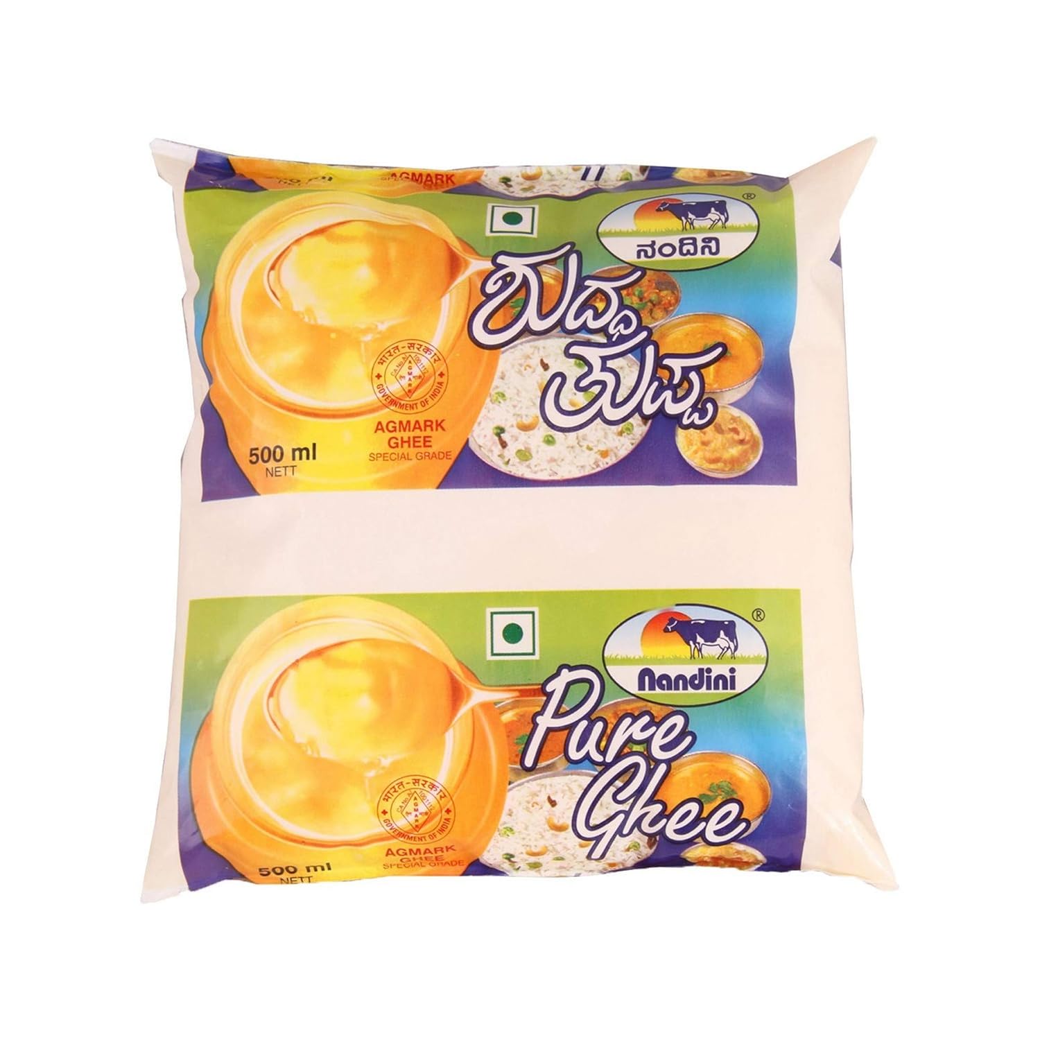 Nandini Ghee, 500ml (500 grams)(Pouch) Amazon.in Grocery & Gourmet Foods