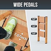 Vista 6 de WOA WOA Escalera de 3 escalones, taburete plegable, escalera ligera de aluminio para armario de cocina del hogar, pedales antideslizantes, facilidad