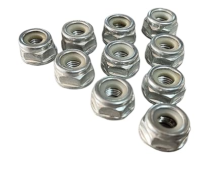 Homely Strimmer Trimmer Spare Parts Brush Cutter Gear Head Case Nut M10 x 1.25 Left Hand Blade Nuts -10 Pieces