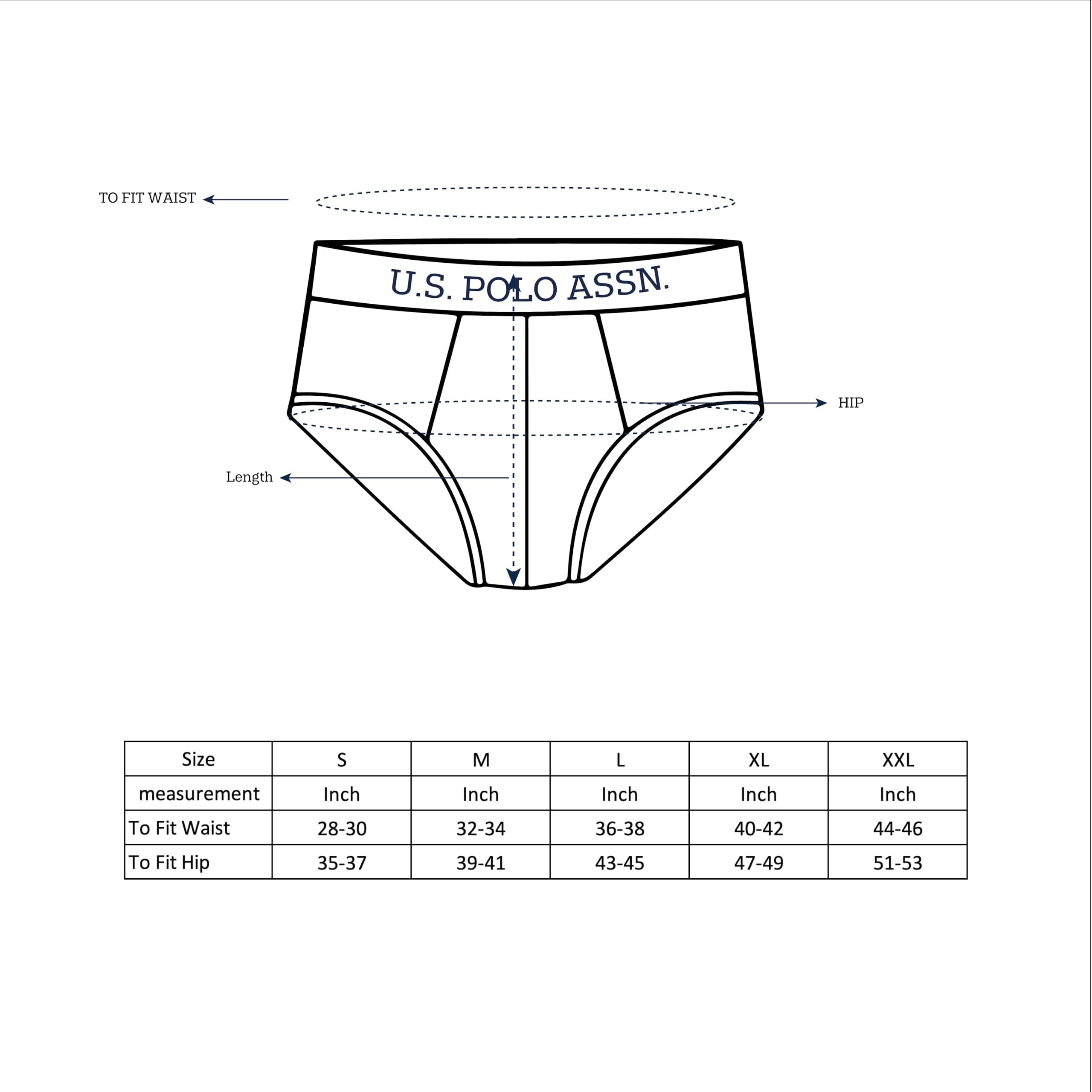 U.S. POLO ASSN. Men's Cotton Briefs