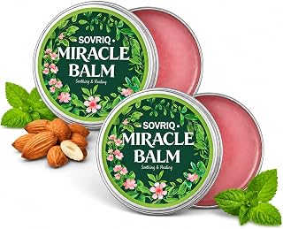 Sorviq Miracle Balm for Varicose Veins, Cooling Leg Balm, 2 Pack | With Horse Chestnut, Arnica, Oregano & Black Seed Oils for Cooling Comfort on Tired, Heavy-Feeling Legs