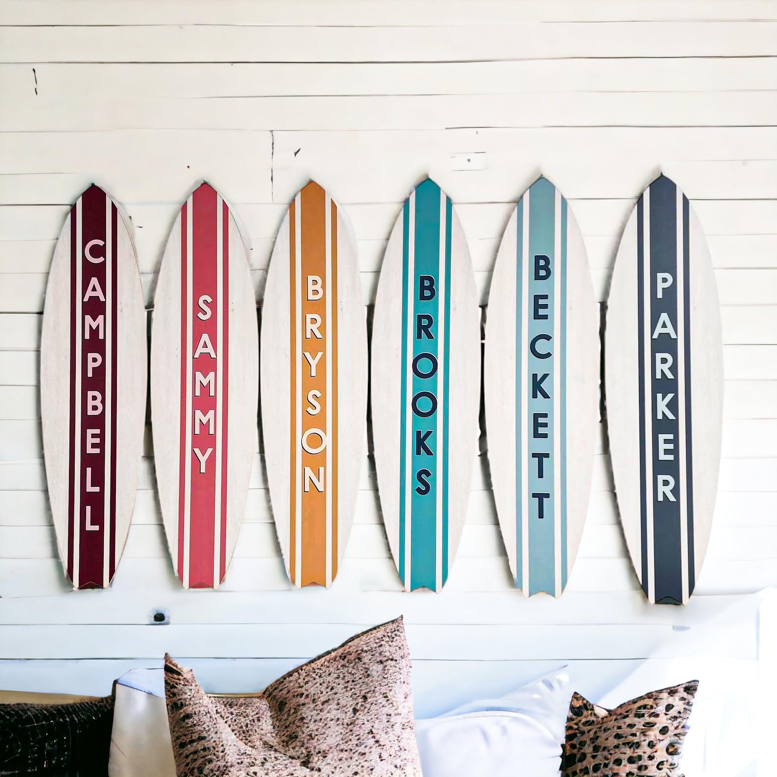 Amazon.com: Headwaters Studio Personalized Surfboard Decor