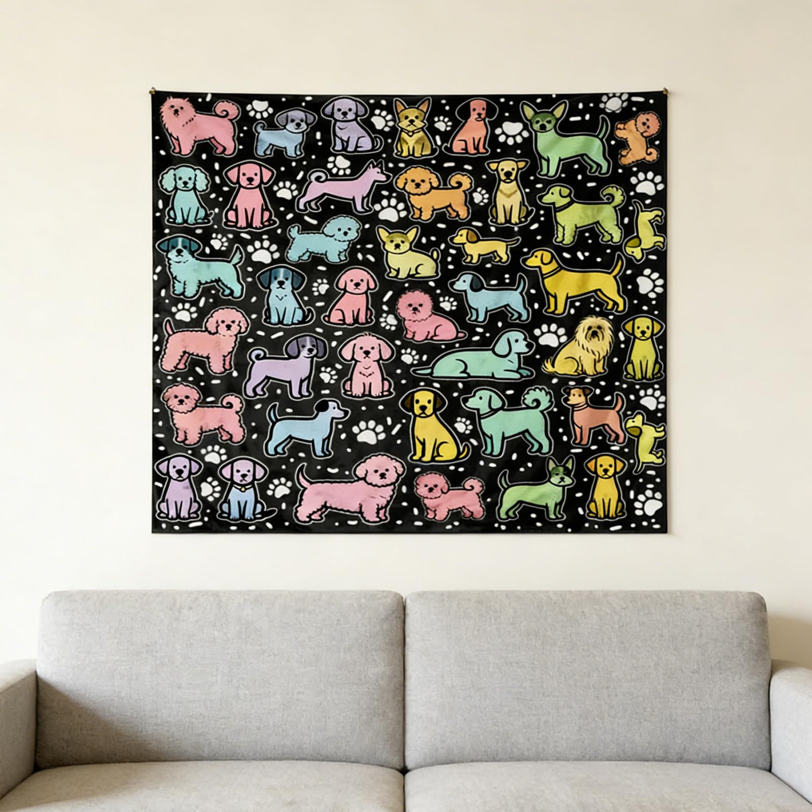 Koce do kolorowania dla dorosłych 145x120cm z flamastrami