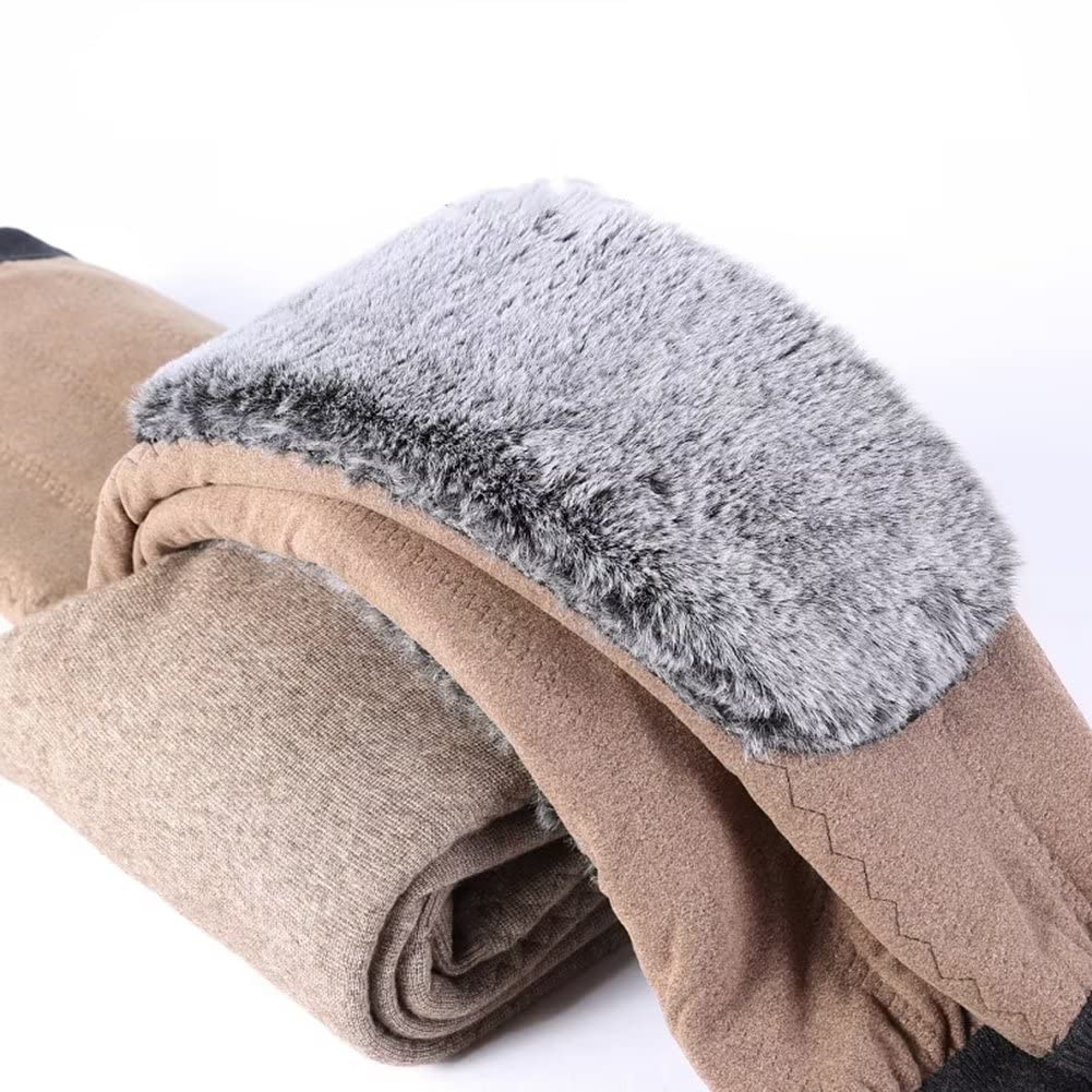 Pantalones de Capa Base térmica para Hombre Mallas cálidas Ropa Interior,100% Cachemira Leggings Pantalones Termica