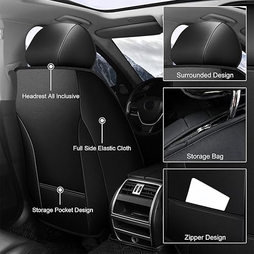 Miniatura 2 de AOMSAZTO Funda de asiento de coche personalizada para Chevrolet Cruze 2011 2012 2013 2014 2015 2016 2017 2018 2019 protector de cojín de asiento de