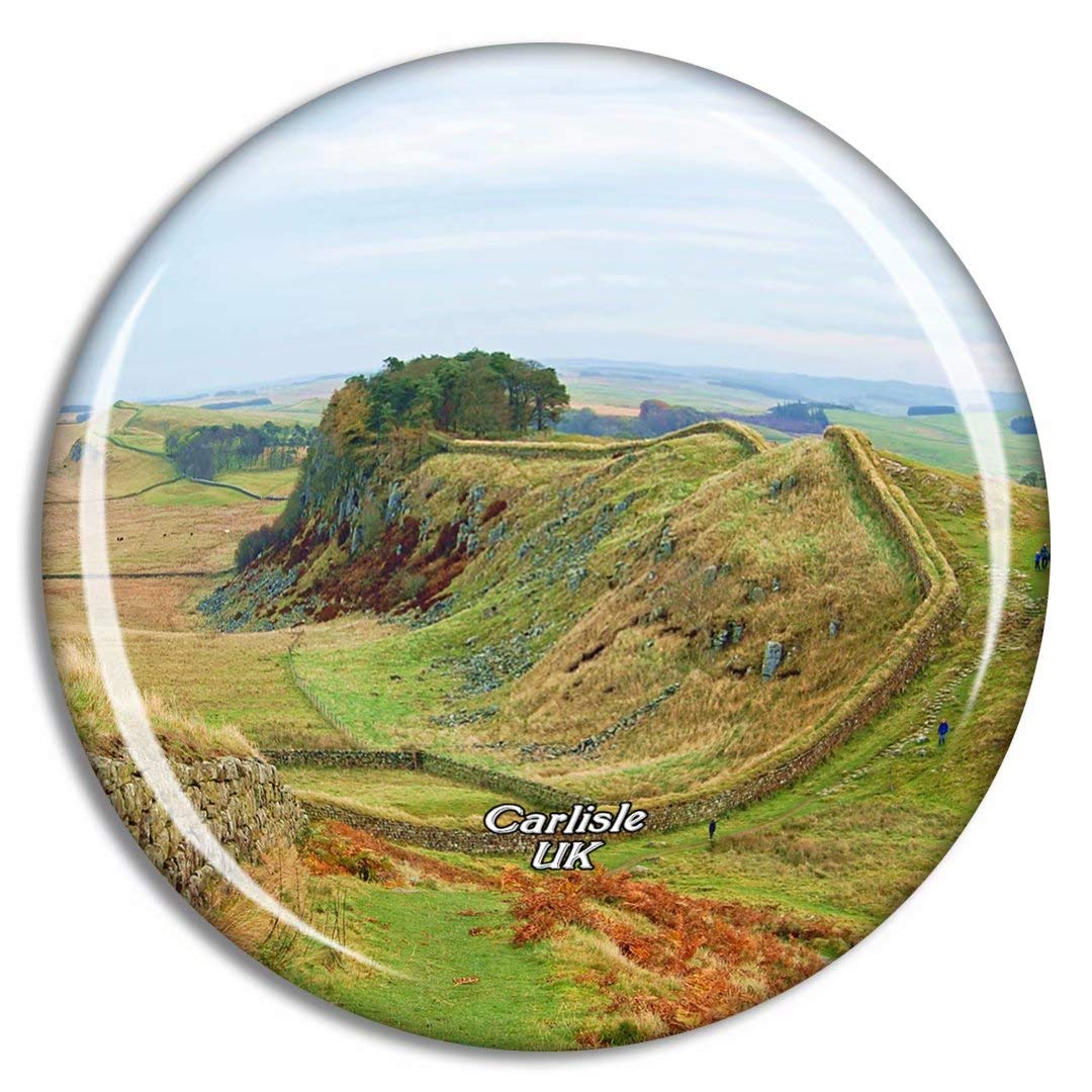 Weekino Uk England Carlisle Hadrian's Wall Fridge Magnet Travel Souvenir City Collection 3D Crystal Glass Gift Strong Refrigerator Sticker