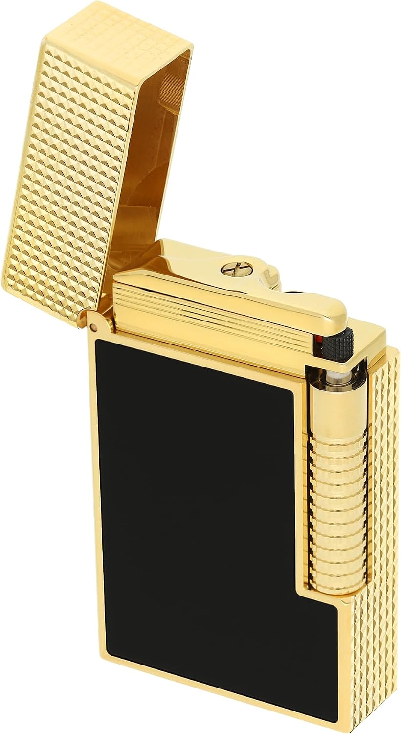 Golden Lacquered Lighter by S.T. Dupont