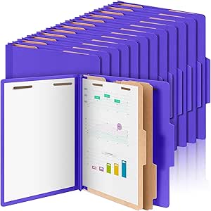 Amazon.com: AmazingSpark 72 Pcs Classification Folders Letter Size Bulk ...