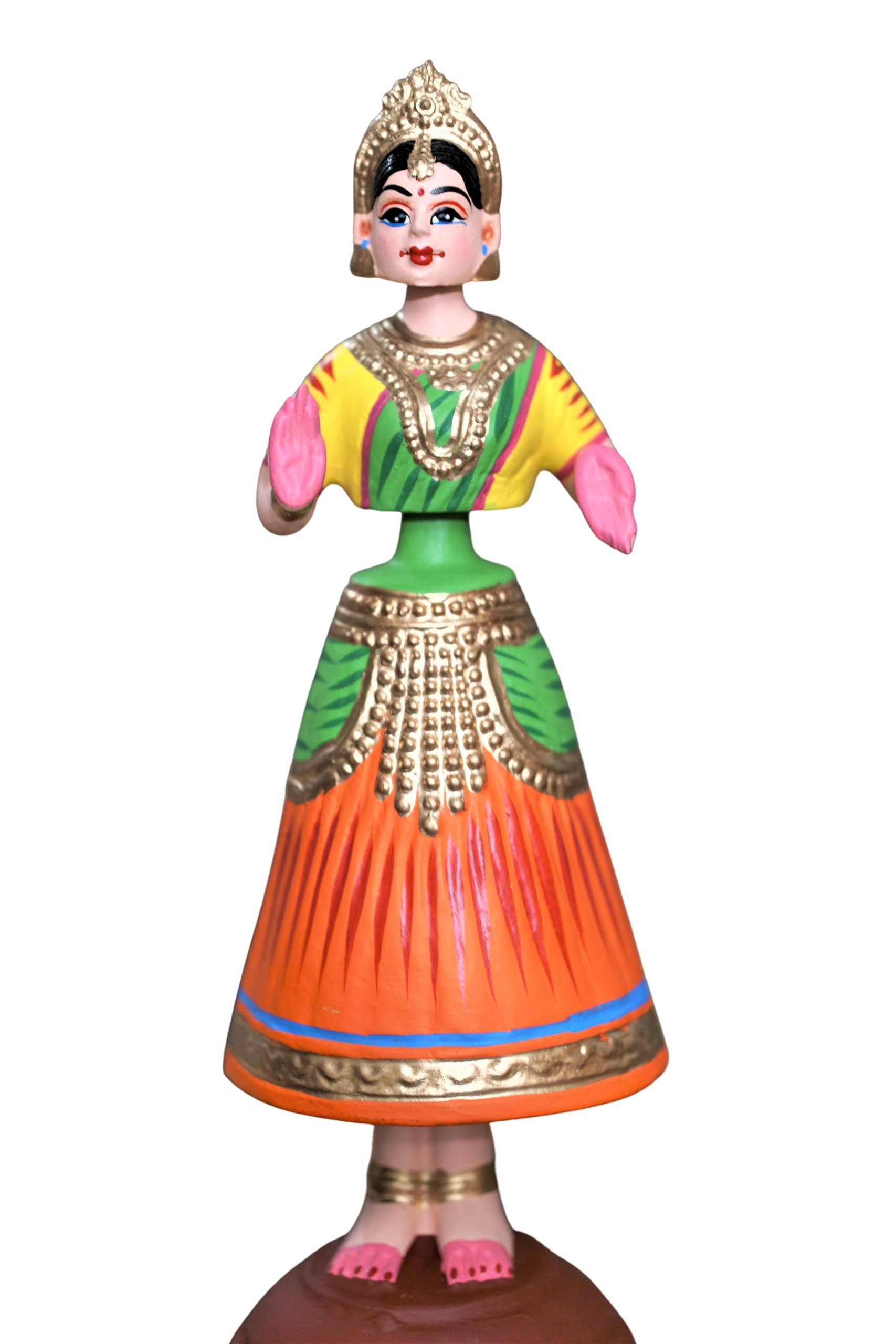 Buy Hastha Kallau Kondapalli Dancing Doll Papier Mache Dancing Doll