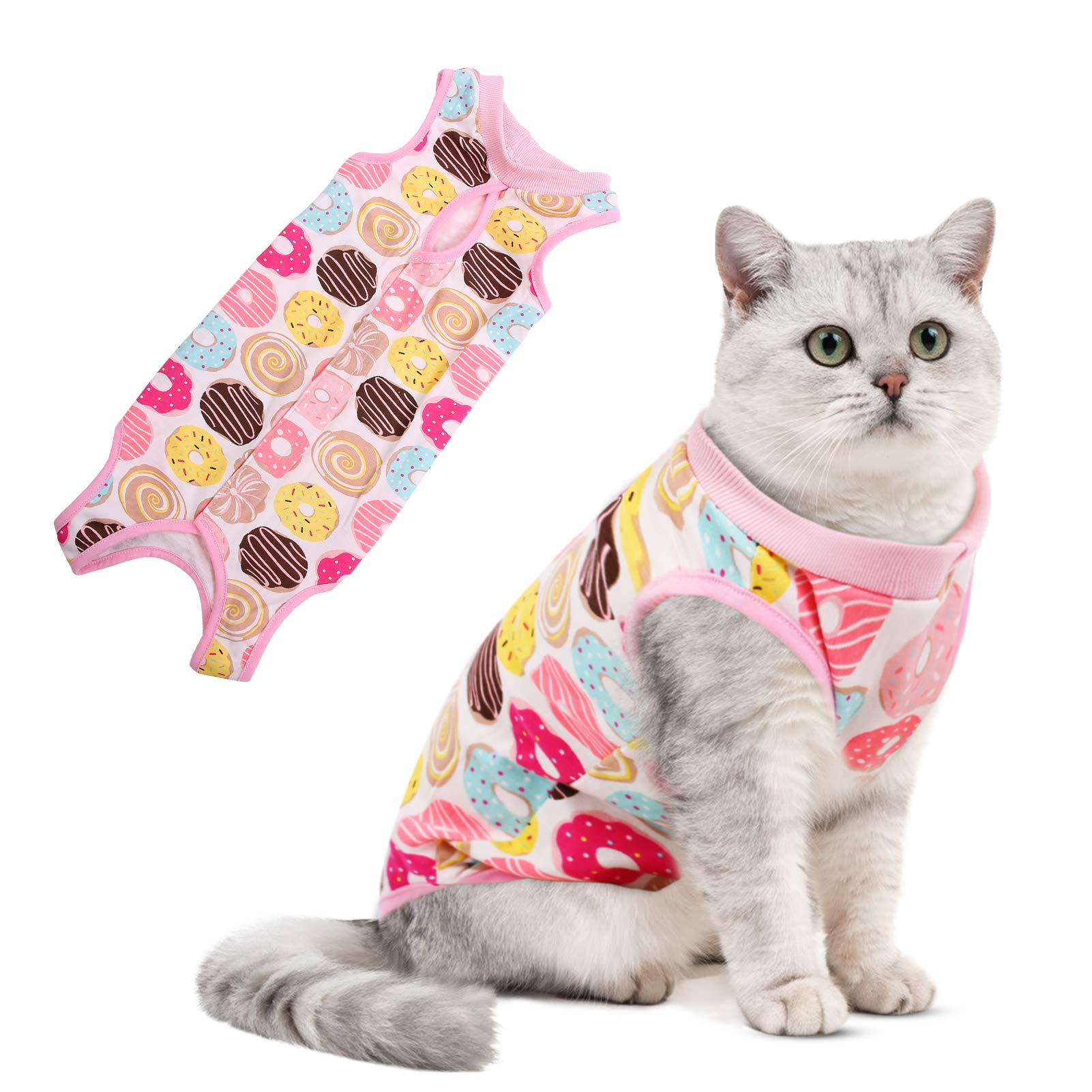 Buy KOESON Cat Surgical Recovery Suit, Breathable Kitten After Surgery Wear Pet Shirt for