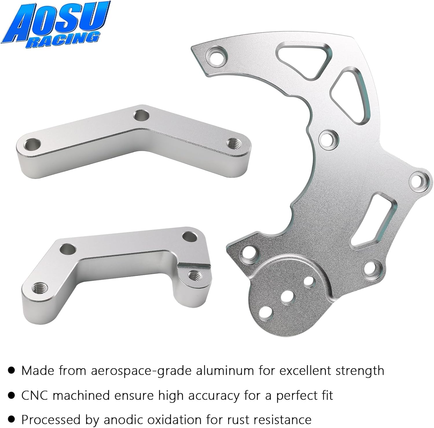LS R4 AC Compressor Bracket Kit High Mount Compatible with LSX LS2 LS3 LS6 Chevrolet GMC SUV Truck Vortec Engines