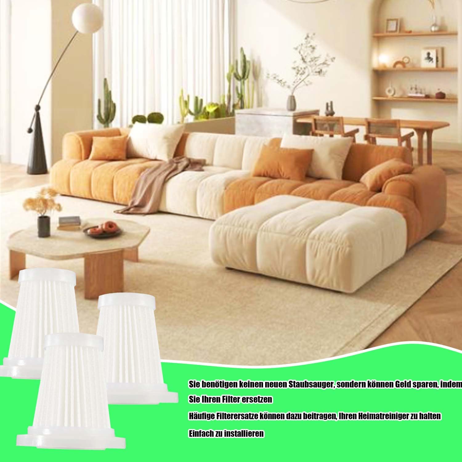 Lot De 6 Filtres HEPA Lavables, Filtres De Remplacement Pour