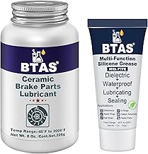 Brake Synthetic Ceramic Grease 8 oz & Dielectric Grease for Automotive 1 oz