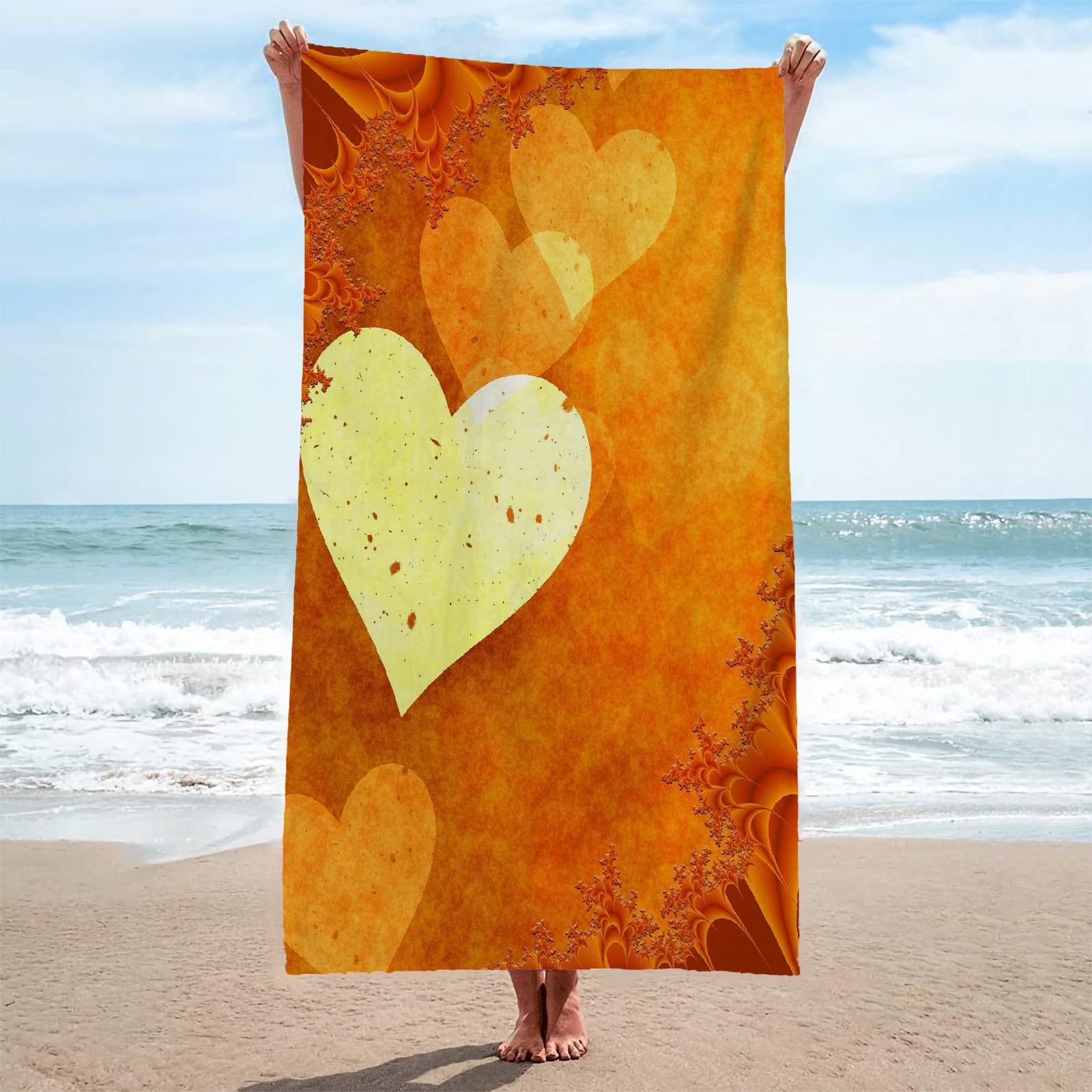 Toalla Playa Amarillo Toallas Playa Grande Microfibra Anti Arena Amar Playa Toallas para NiñA NiñO Adulto Piscina Toalha de Praia Mujer Hombre 200x200cm