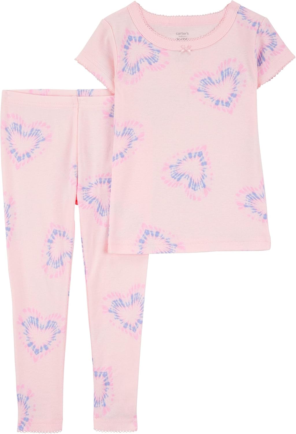 Carter's Girls' Christmas 2-Piece Snug Fit Cotton PJs