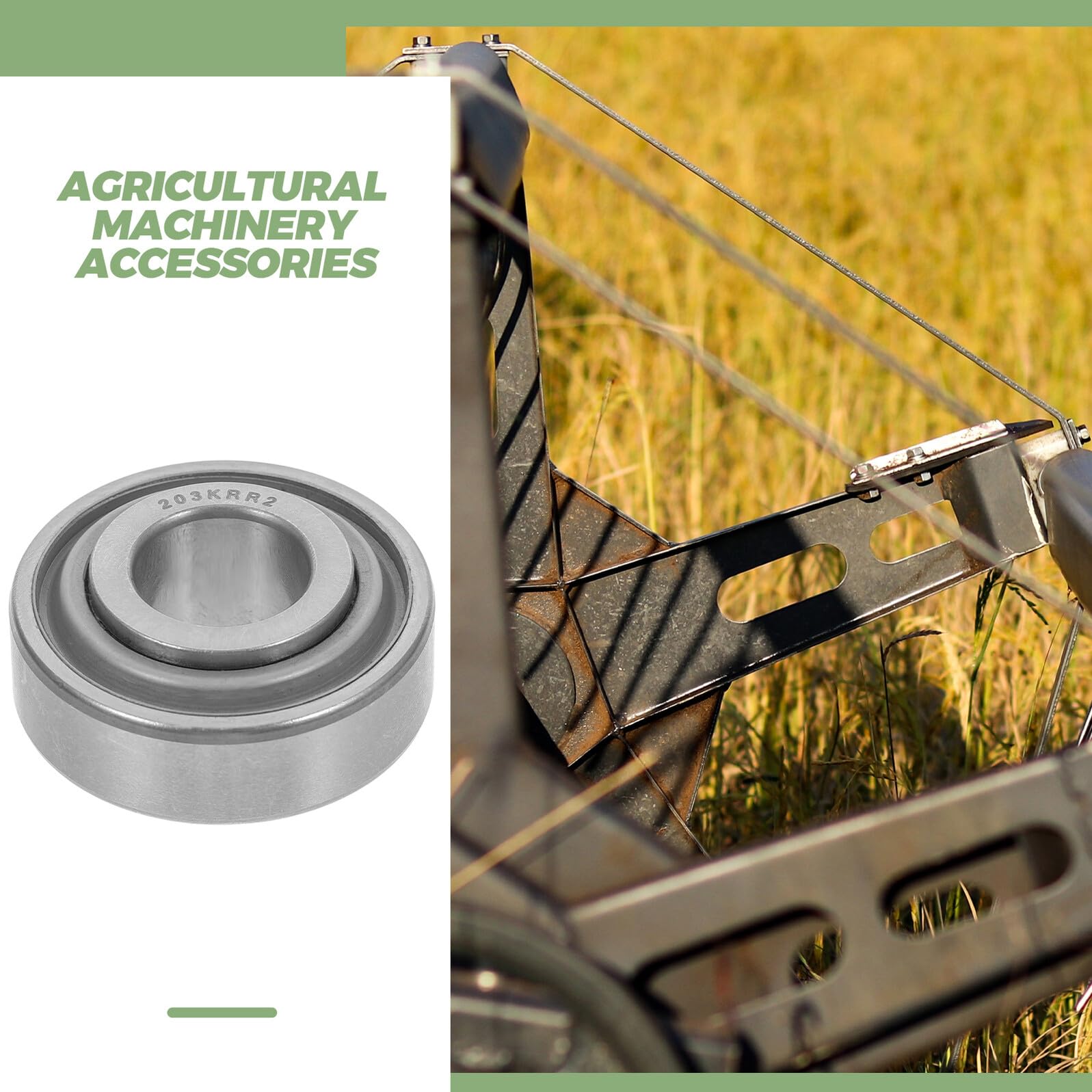 DOITOOL Cuscinetti a Sfere di Ricambio per Macchine Agricole 203Krr2 Cuscinetto per Tosaerba e Stampanti 3D Tenuta Antipolvere Parti di Riparazione Utensili Elettrici per Uso Agricolo