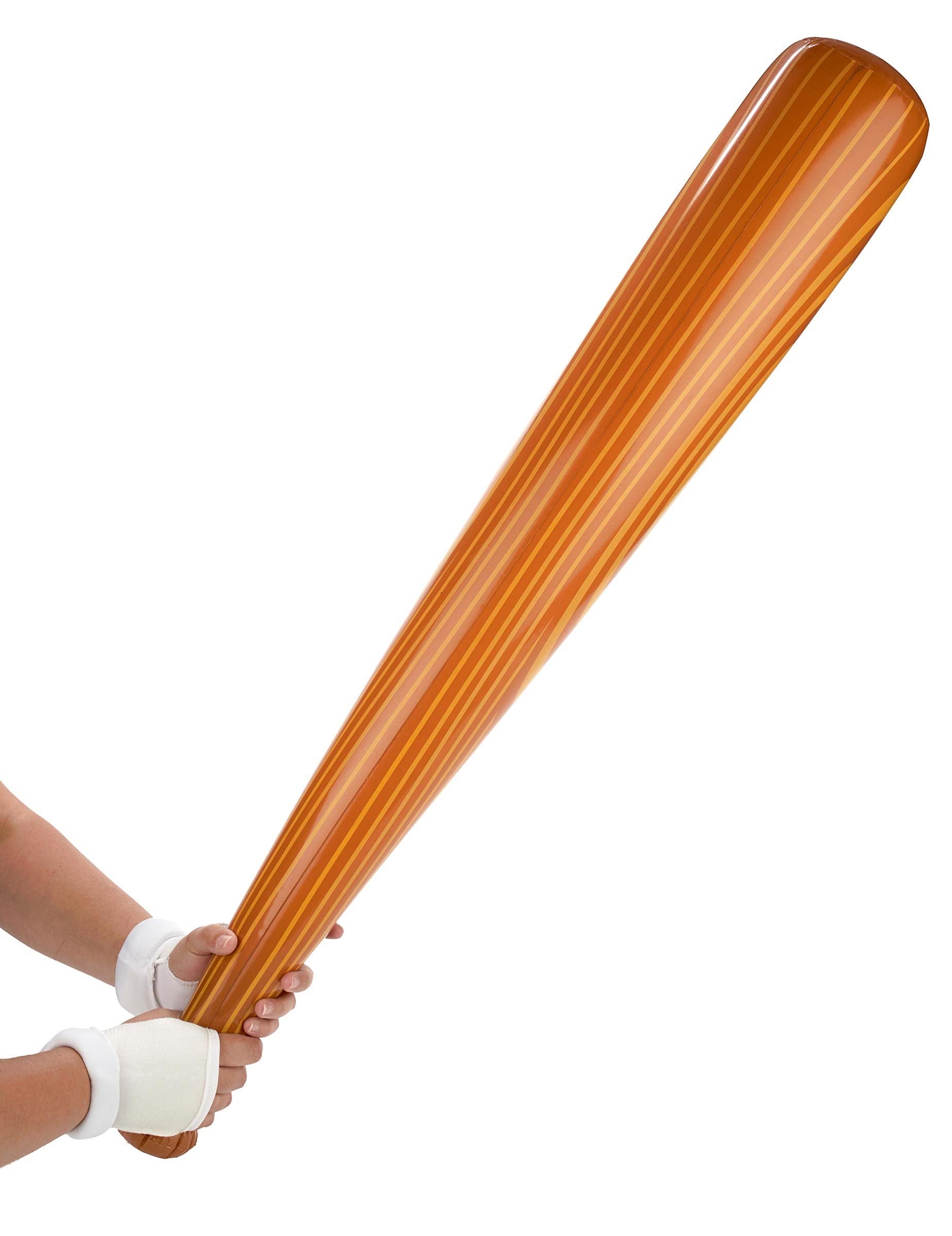 Batte de baseball gonflable 102 cm Marron Plastique Carnaval