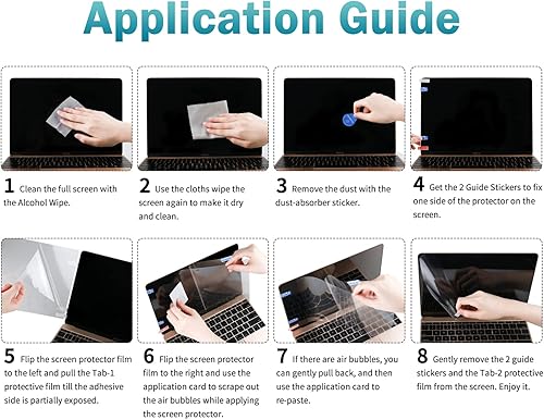 Miniatura 7 de F FORITO Paquete de 2 protectores de pantalla para laptop de 14 pulgadas, antiluz azul, compatibles con Acer Swift XSwift GOSwift 3 OLEDSpin 5 de 14