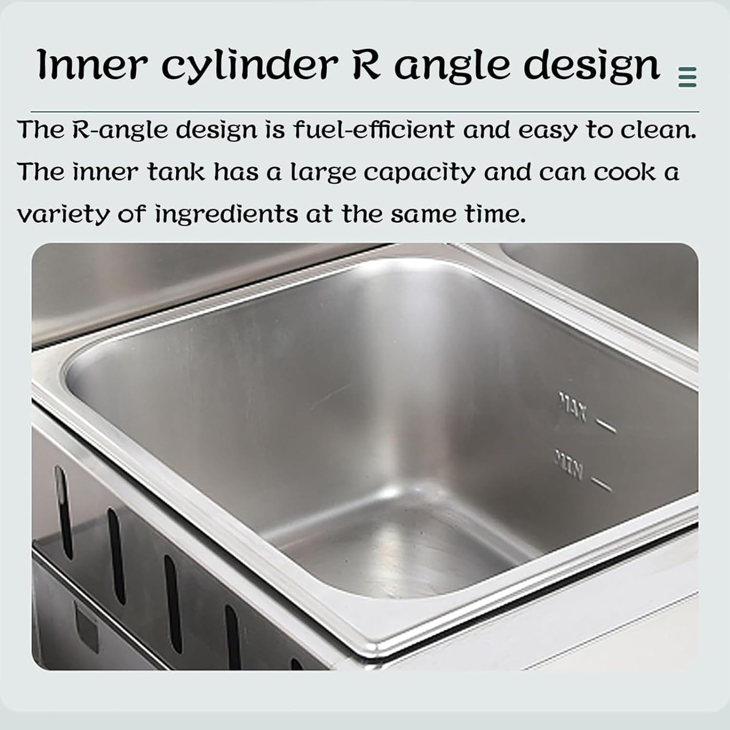 Qiang Friteuse à Gaz Double Cylindre en Acier Inoxydable Friteuse pour Poulet pour Restaurant Commercial Professionnel avec Paniers Et Couvercles pour Cuisine à Maison,20L