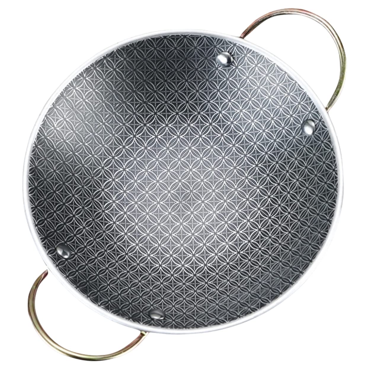 Zerodeko Padella Paella in Acciaio Inox Doppio Manico per Cucina