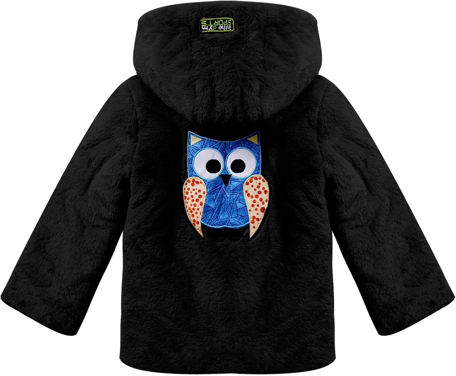 Little Girls Kids Hooded Winter Coat Warm Jacket Toddler Faux Fur Fleece Thick Outwear Fall Winter