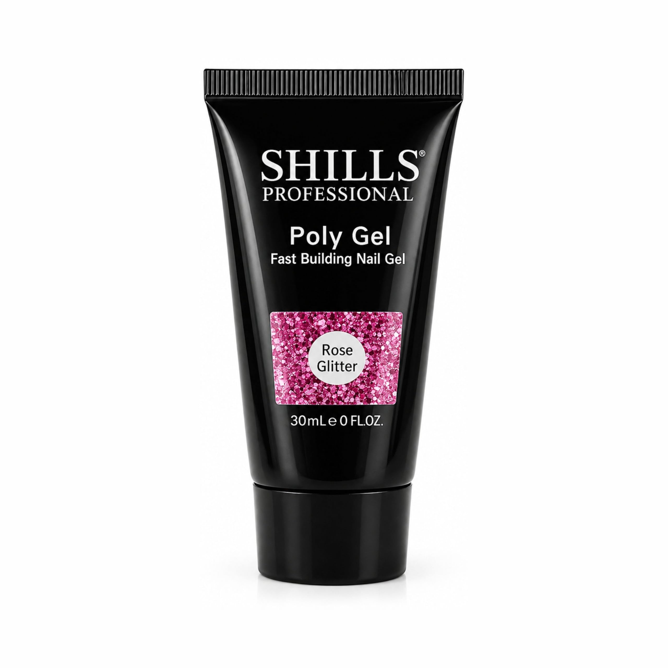 SHILLS PROFESSIONAL Poly Gel Rose Glitter SPN-1226 for Nail Extensions & Glitter Nail Art-picture-11