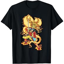 Japanese Samurai Warrior Dragon Oni Bushido Code T-Shirt