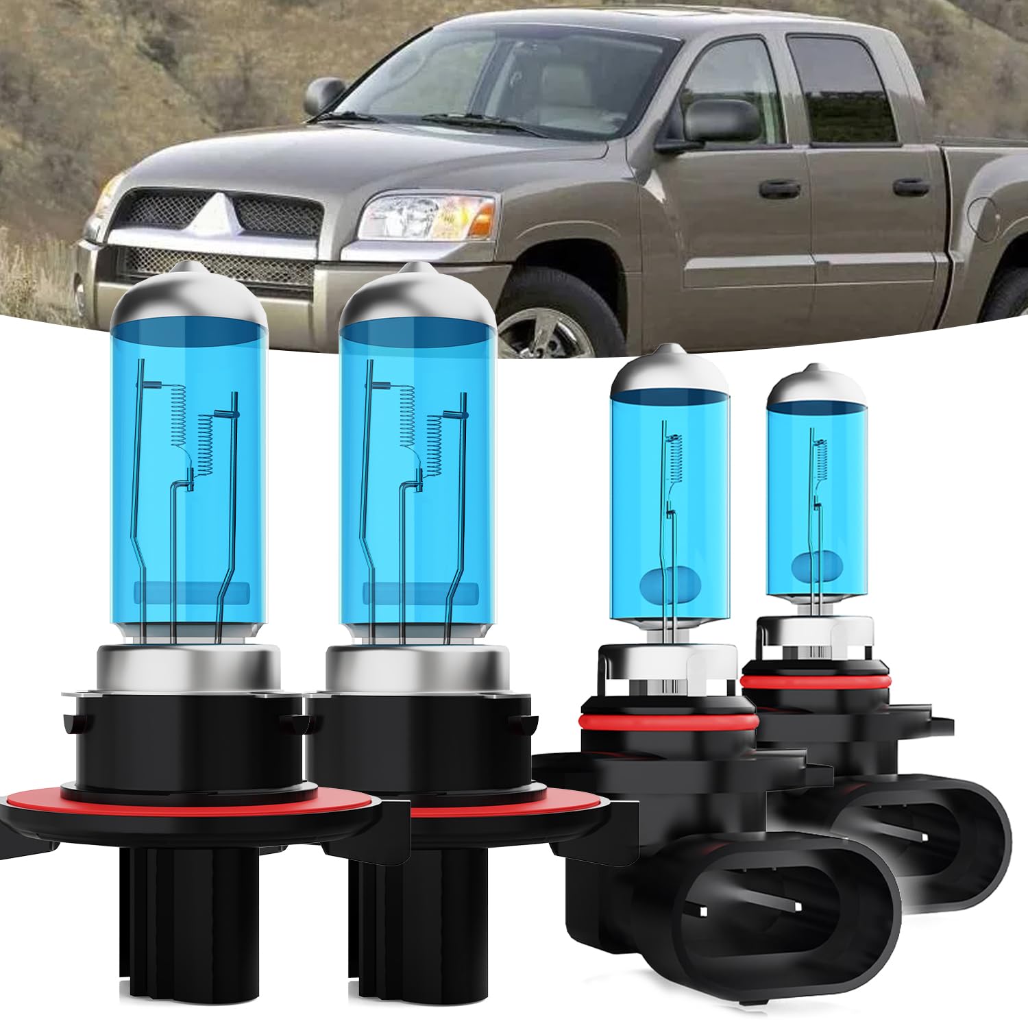 ラブラドライト Amazon.com: TTDBDAN Headlights Fit For Mitsubishi Raider 2006-2009
