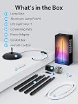Lampe de sol d'angle, Smart RGB LED Lampe d'angle avec l'application & Remote, lampe de sol moderne avec 16 Millions de couleurs, Synchronisation de musique, Modes de scène, Lampes debout changeantes de couleur pour le salon, Chambre-Noir