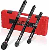 トルクレンチ (1/4″用)+(3/8″用)計2本セット Amazon | トルクレンチ セットプレセット型 3点組 1/2 28-210N.m