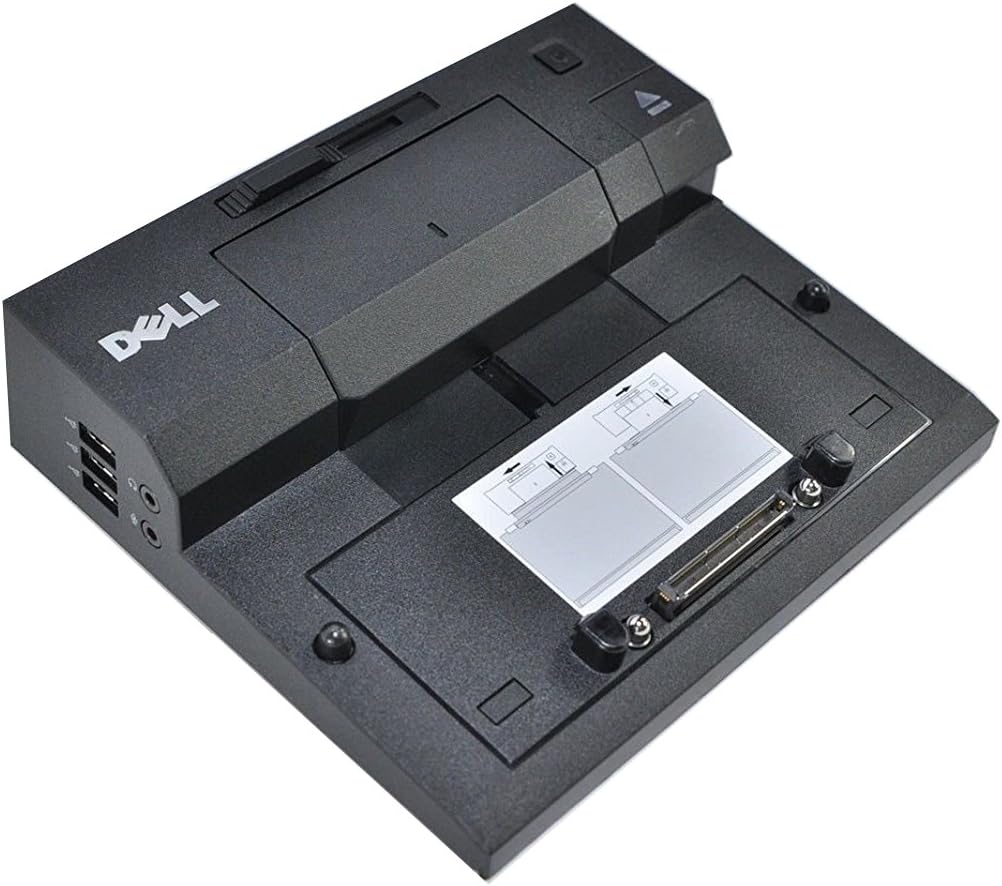 Dell E-Port PR03X with USB 3.0 and 240W Adapter 8W9HM Port Replicator