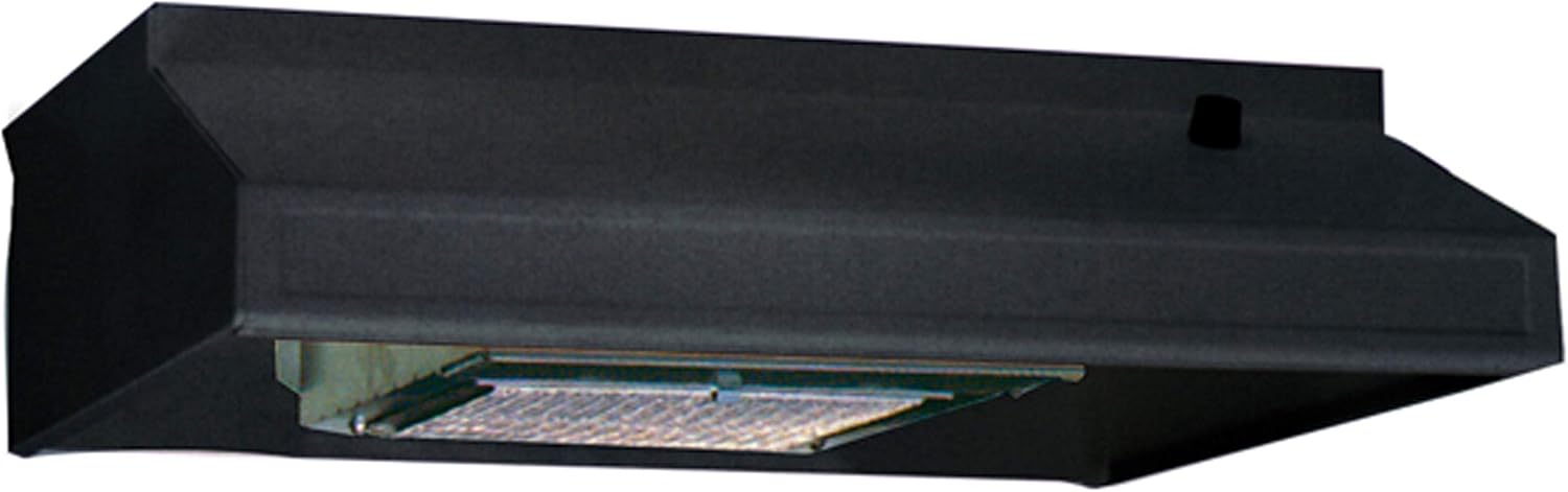 Ventline PC62-30BC-1 PC Series Pebble 120V AC Range Hood - 12" x 30", Black