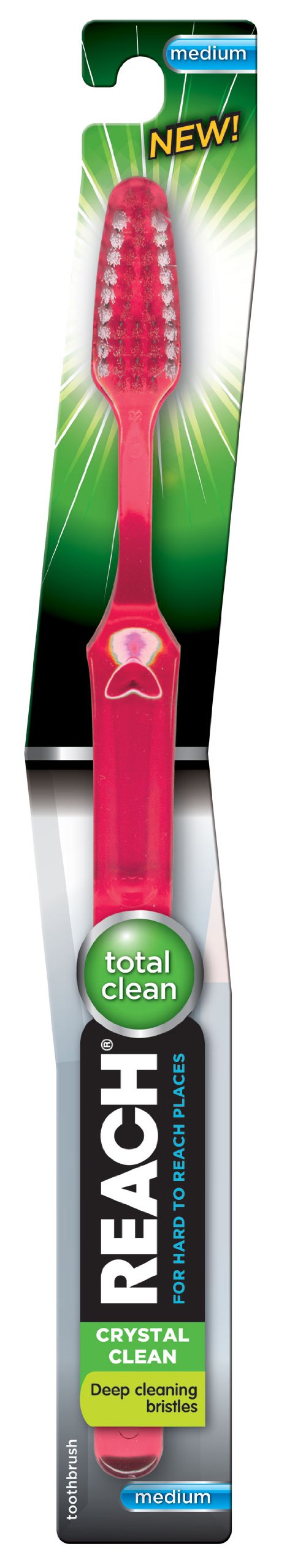 Crystal Clean Adult Toothbrush, Medium