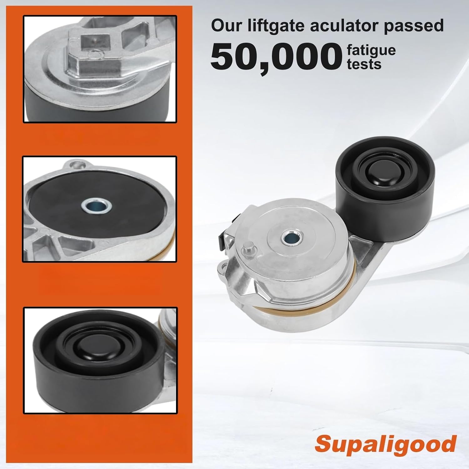 Belt Tensioner for Volvo D13 2017-2021, No. 21819687, 24201573, 20739751 Quiet Drive Belt Tensioner Pulley Assembly (1PCS)