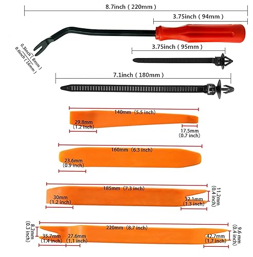 Miniatura 4 de UNENDA - Pines sujetadores de plástico para automóvil
